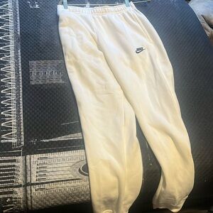 White Nike Sweatpants